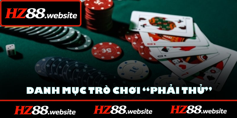 Danh mục trò chơi “phải thử”